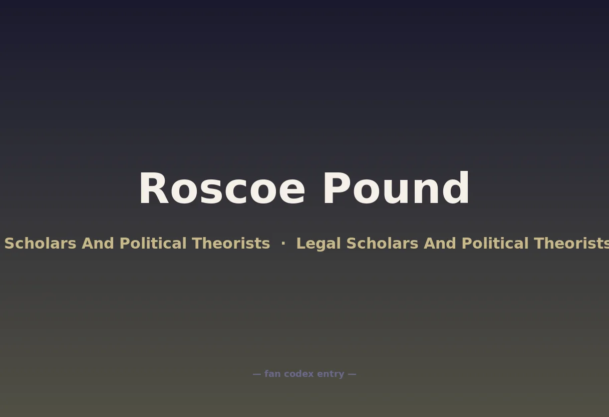 Roscoe Pound