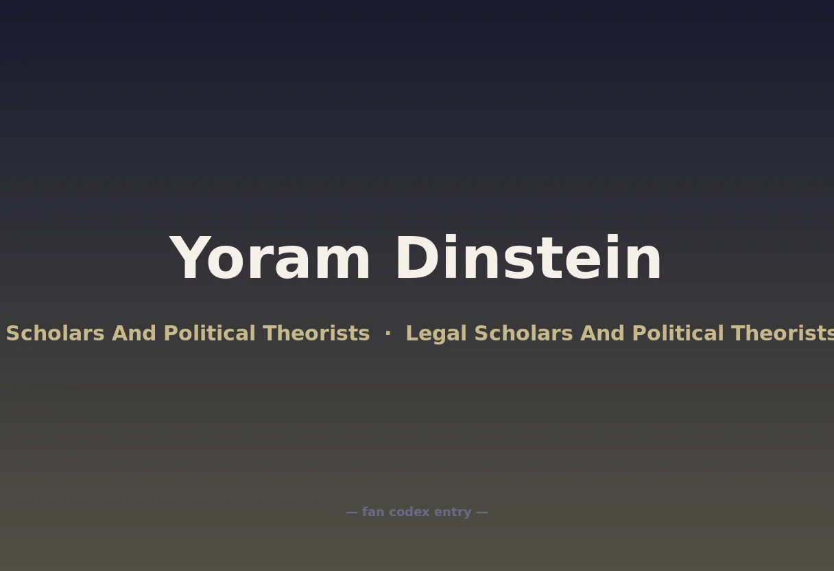 Yoram Dinstein